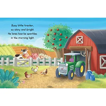 The Busy Little Tractor - A Charming Board Book