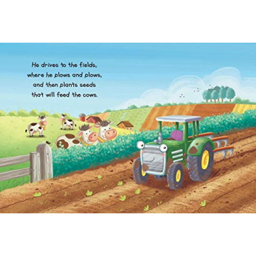 The Busy Little Tractor - A Charming Board Book