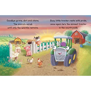 The Busy Little Tractor - A Charming Board Book