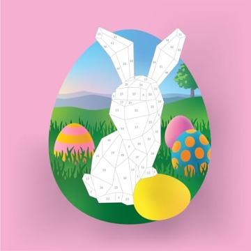 Paint by Sticker Kids Easter Fun for Ages 4-8