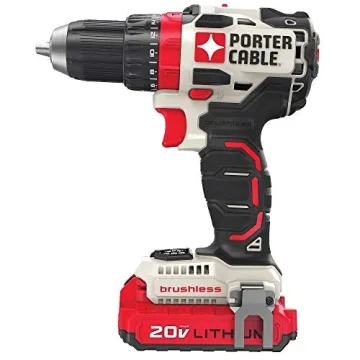 PORTER-CABLE 20V MAX Cordless Drill Driver Kit with 2 Batteries and Charger, 1/2 Inch (PCCK607LB)