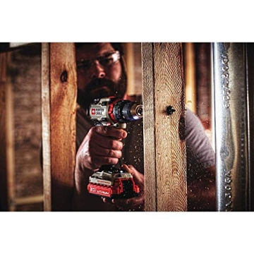 PORTER-CABLE 20V MAX Cordless Drill Driver Kit with 2 Batteries and Charger, 1/2 Inch (PCCK607LB)