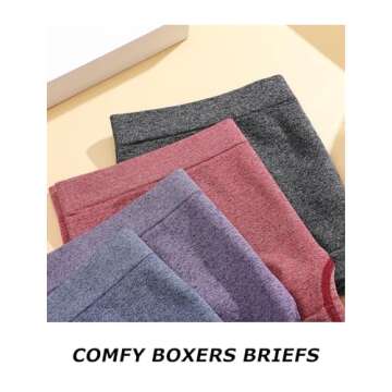 Comfortable Women's Seamless Boyshorts Underwear Pack