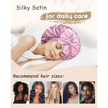BONNET QUEEN Silk Bonnet - Stylish Hair Protection
