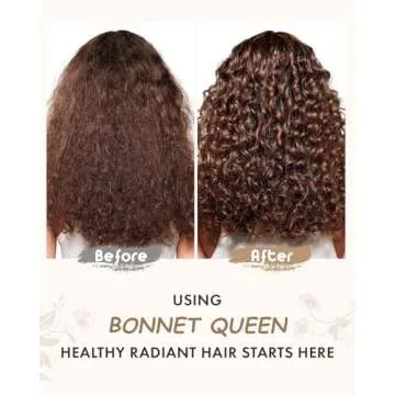 BONNET QUEEN Silk Bonnet - Stylish Hair Protection