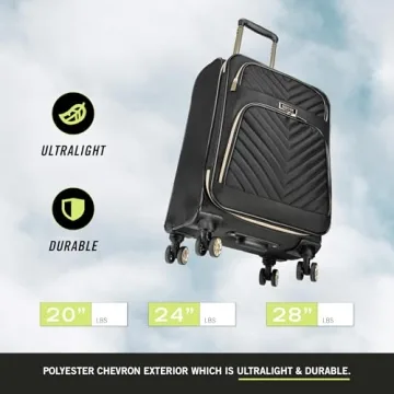 Kenneth Cole REACTION Chelsea Quilted Luggage - 20-Inch Carry-On