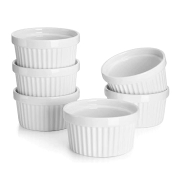 Sweese 8 oz Ramekin Set of 6 for Elegant Serving