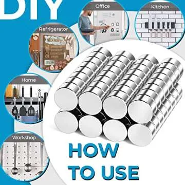 Grtard 63mm Neodymium Magnets 60 Pack for Crafts & Office