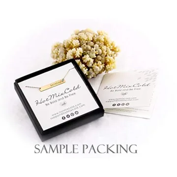 Personalized Small Gold Fill Bar Necklace for All Occasions