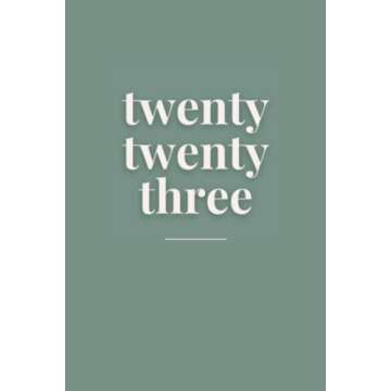 2023 Minimalist Monthly & Weekly Planner: January-December 2023 Monthly Weekly Pages with Monthly Bu...