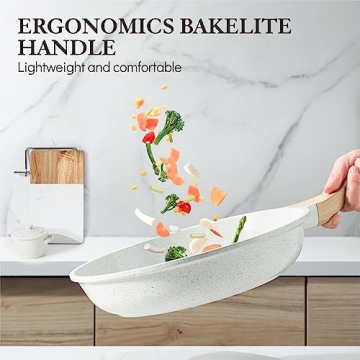 SENSARTE 12.5-Inch Nonstick Frying Pan for Healthy Cooking