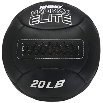 Champion Sports PRX20 Rhino Promax Elite Slam Balls, 20 lb, Soft Shell with Non-Slip Grip, Medicine ...