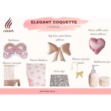 Luxape Bow Pillow - Big Bow Throw Pillow - Bow Shaped Pillow - Silky Satin - Coquette Decor - Bow Room Decor - Pink Bow Pillow - Bow Nursery Decor - Pink Room Decor