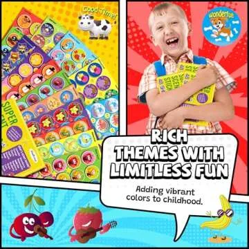 HORIECHALY Scratch & Sniff Stickers - 720+ Scented Fun