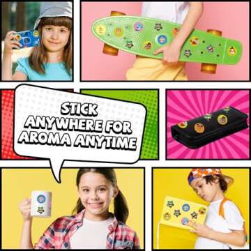 HORIECHALY Scratch & Sniff Stickers - 720+ Scented Fun