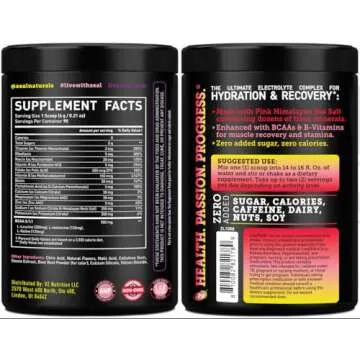 Enhanced Electrolyte Powder (Pink Lemonade | 90ct.) w/ 0 Sugar +BCAAs +B-Vitamins Electrolyte Supplement w Potassium Zinc & Magnesium for Hydration - Keto Electrolytes
