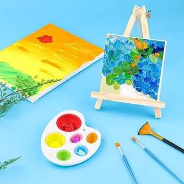 26 Pack 9 Inch Wood Easels for Creative Masterpieces