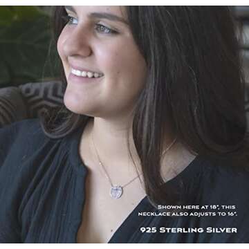 EFYTAL Confirmation Gifts For Teen Girls, Sterling Silver Cross Necklace for Women, First Communion Gifts for Girls, Baptism Gifts for Girl, Christian Jewelry for Women, Religious Gifts for Women