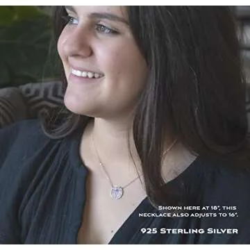 EFYTAL Confirmation Gifts For Teen Girls, Sterling Silver Cross Necklace for Women, First Communion Gifts for Girls, Baptism Gifts for Girl, Christian Jewelry for Women, Religious Gifts for Women