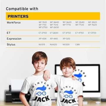 Printers Jack 4x100ml Sublimation Ink Auto Refill for Supertank Printers ET2800 ET15000 ET-2720 ET-4...
