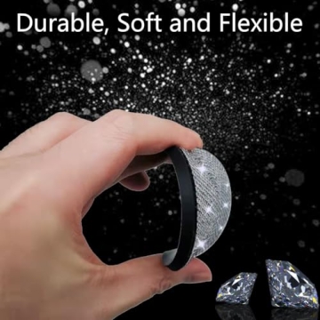 Stylish Rhinestone Car Coasters for Any Vehicle