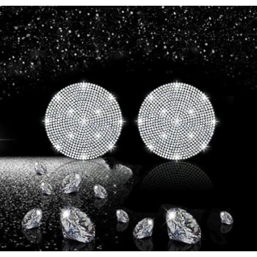 Stylish Rhinestone Car Coasters for Any Vehicle
