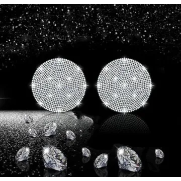 Stylish Rhinestone Car Coasters for Any Vehicle