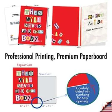 Funny Happy Anniversary Card for Couples - NobleWorks