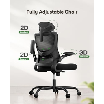 Marsail Ergonomic Office Chair with Adjustable Support