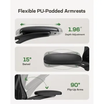 Marsail Ergonomic Office Chair with Adjustable Support