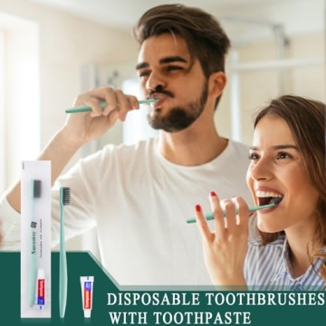 Xuezoioy Disposable Toothbrush Kit 30 Pack for Homeless Care