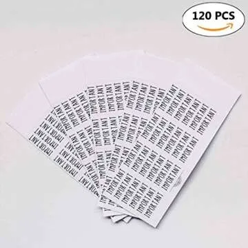 Important Monthly Planner Stickers, 120 Clear Header Labels Scrapbooking Crafting Stickers