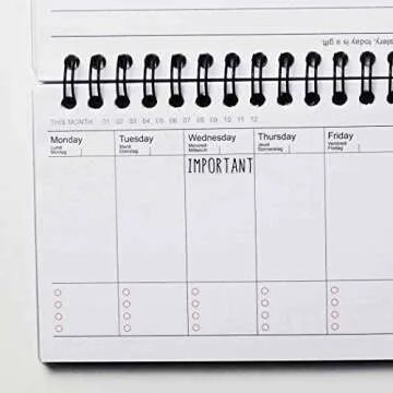 Important Monthly Planner Stickers, 120 Clear Header Labels Scrapbooking Crafting Stickers