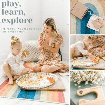 Montessori Kids Knife for Safe Toddler Cooking