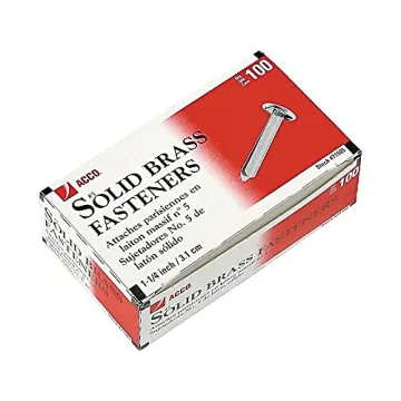 ACCO Solid Brass Fasteners for Premium Binding Solutions