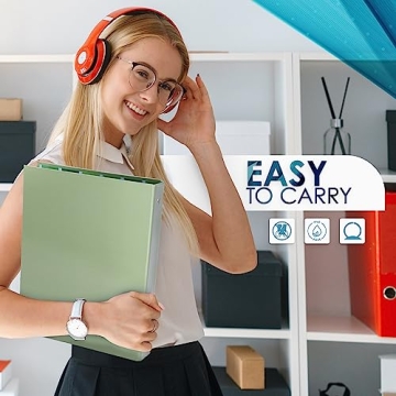 Stylish Emraw 1.5" Trendsetters 3-Ring Binders - 4 Pack