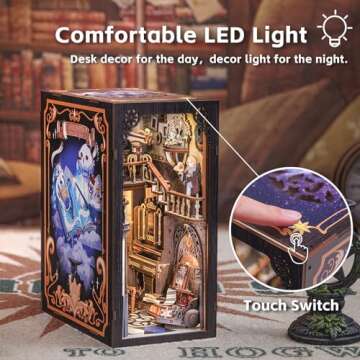 DIY Book Nook Kit - Nebula Rest Room for Adults