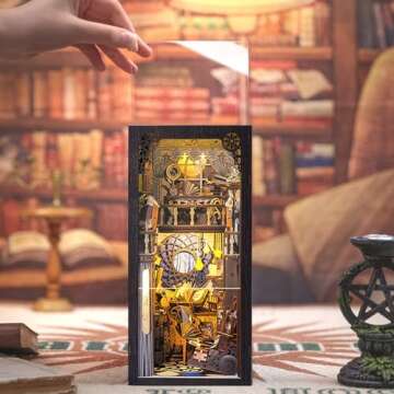 DIY Book Nook Kit - Nebula Rest Room for Adults