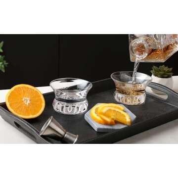 Historically Modern Designs The Oaxaca Tequila & Mezcal Glass Glass Set of 2