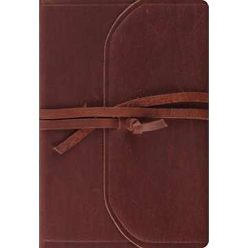 ESV Student Study Bible with Flap and Strap - Brown Cover