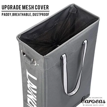 Caroeas Slim Laundry Hamper for Space Saving and Style