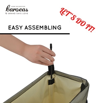 Caroeas Slim Laundry Hamper for Space Saving and Style