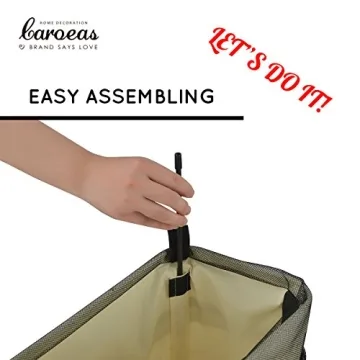 Caroeas Slim Laundry Hamper for Space Saving and Style