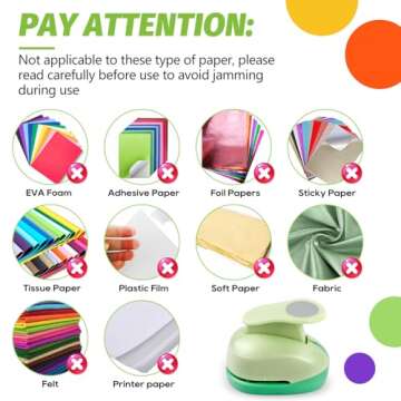UCEC 2 Inch Circle Punch for Perfect DIY Crafts