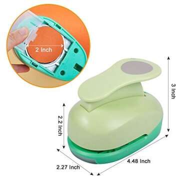 UCEC 2 Inch Circle Punch for Perfect DIY Crafts