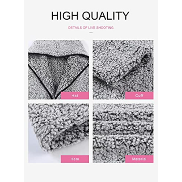 Dokotoo Women's Winter Hooded Fleece Coat for Cozy Comfort