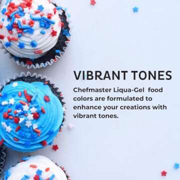 Chefmaster Lemon Yellow Liqua-Gel® Food Coloring | Vibrant Color | Professional-Grade Dye for Icing...