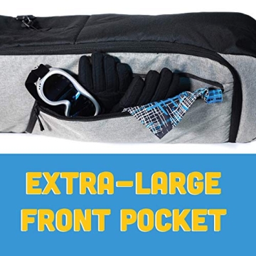 Athletico Peak Padded Snowboard Bag - Durable & Stylish Gear Protection