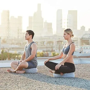 Brentwood Home Crystal Cove Meditation Cushion for Comfort