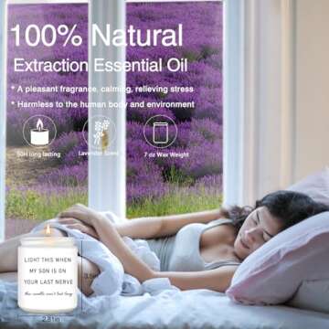 Homslover Daughter in Law Funny Lavender Candle Gifts